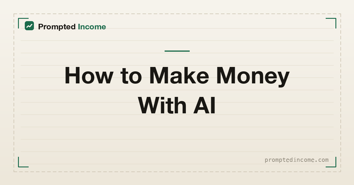 How to make money with AI, nine methods ranked by real numbers